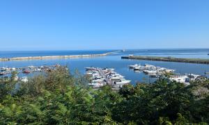 Oswego Harbor and Wrights Landing Marina is a boaters paradise, with access to breathtaking shoreline views, world class fishing, and recently revitalized boat slips.</br>Oswego, New York</br>Recreation. Emily Fell.