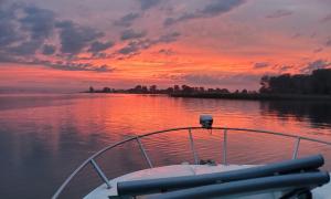 The sunrise on July 11, 2025. Harsens Island, Michigan. Recreation. Gus Calandrino.