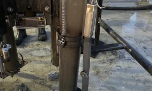 Sediment core collected for microplastic and phosphorus analysis. Long Point, Ontario. Research, Education & Science. Kayla Martin.