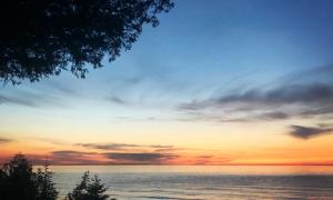 Sunset on Little Traverse Bay in Petoskey, MI. Petosky, MI. Recreation. Emily Herard
